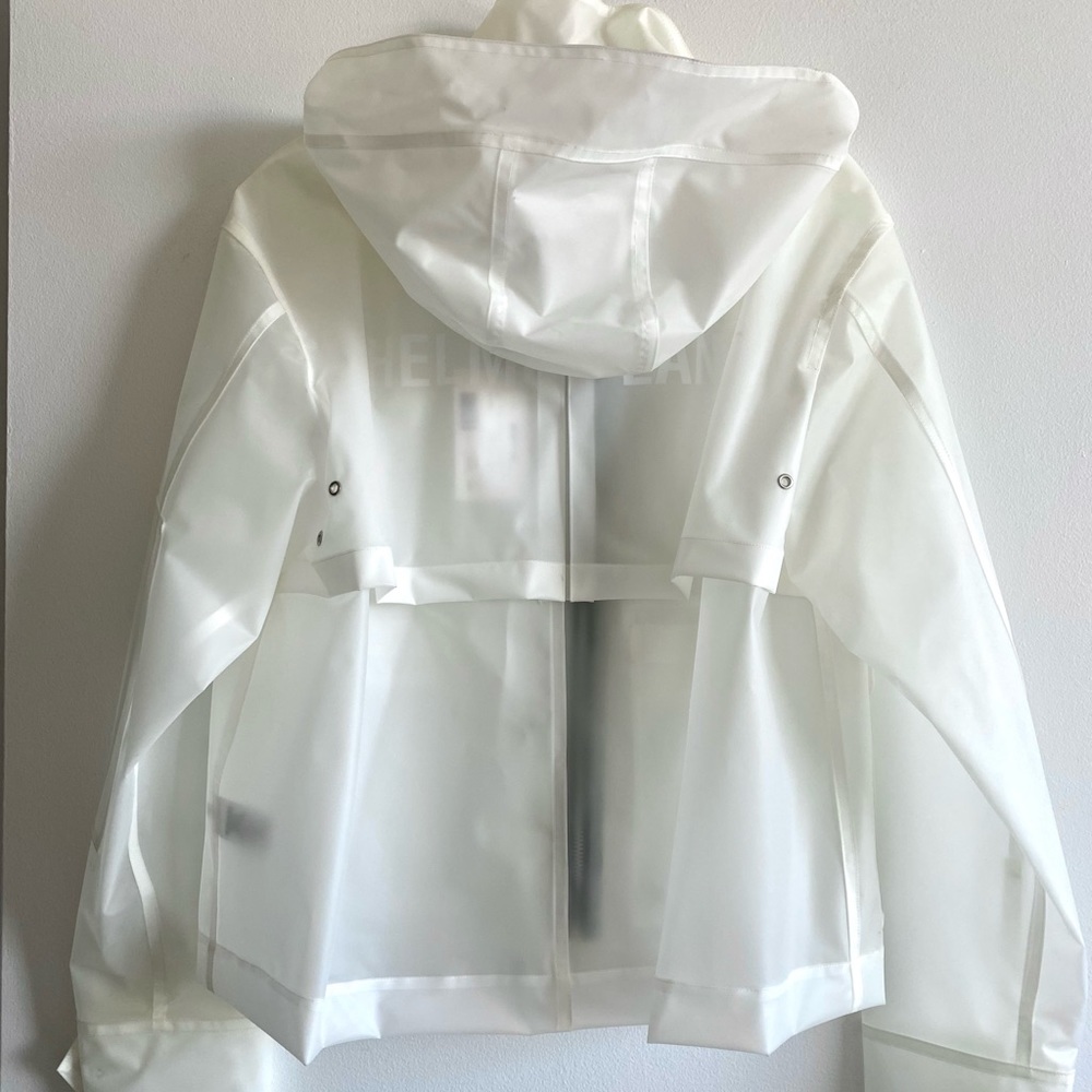 Translucent Helmut Lang Rain jacket NWT - image 3